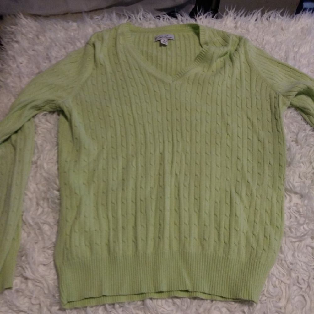 Green sweater